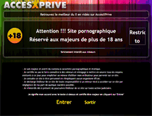 Tablet Screenshot of accesxprive.com